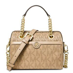 NWOT - Michael Kors Logo Blaire Extra Small Duffle Crossbody